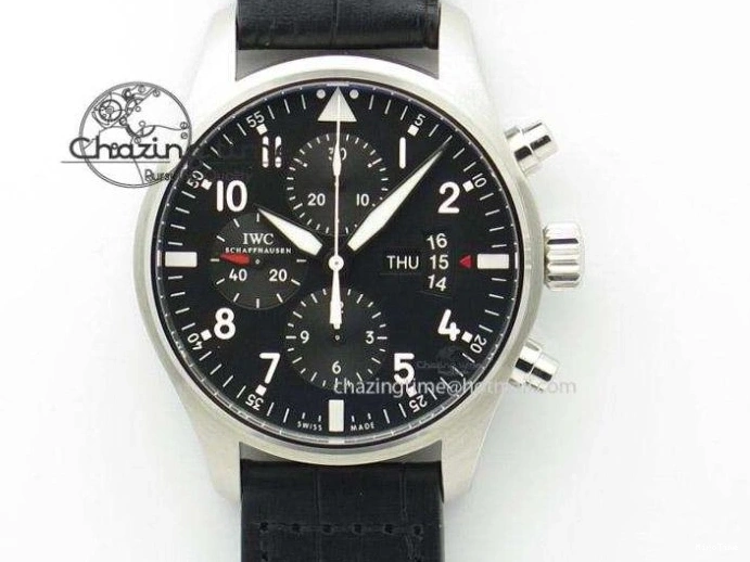 MIROTIME 0418 Efficient Mark XVIII Le Petit Prince IW327001 SS MKS 1:1 Best Edition White Dial On Leather Strap MIYOTA9015 V 7220